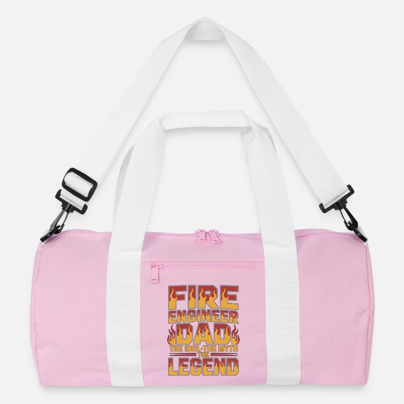 Fire Engineer Dad The Idol The Myth Fire Service Recycelte Duffel Bag