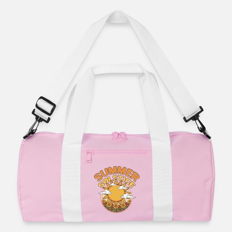 Litha Pagan Summer Solstice Midsummer Midsommar Recycled Duffel Bag