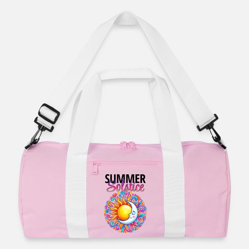 Litha Pagan Summer Solstice Midsummer Midsommar Recycled Duffel Bag