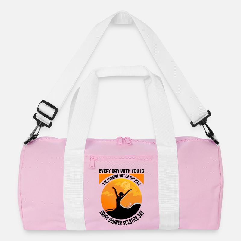 Litha Pagan Summer Solstice Midsummer Midsommar Recycled Duffel Bag