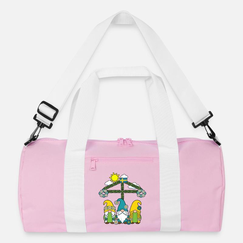 Litha Pagan Summer Solstice Midsummer Midsommar Recycled Duffel Bag