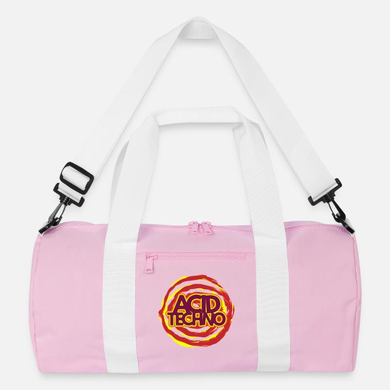 Acid Techno Neon-Logo Recycelte Duffel Bag