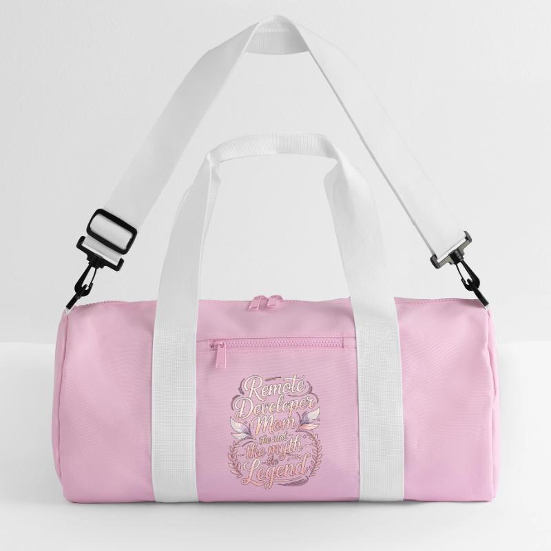 Remote Developer Mom The Idol The Remote Coder Recycled Duffel Bag