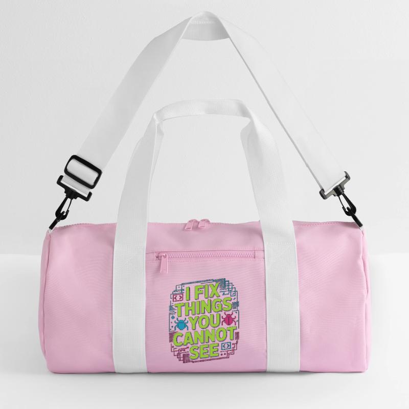 Game Developer I Fix Things Software Developer Recycelte Duffel Bag