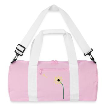 Pusteblume,Löwenzahn,Butterblume, ✔ - Recycelte Duffel Bag - Rosa/Weiß - Vorne