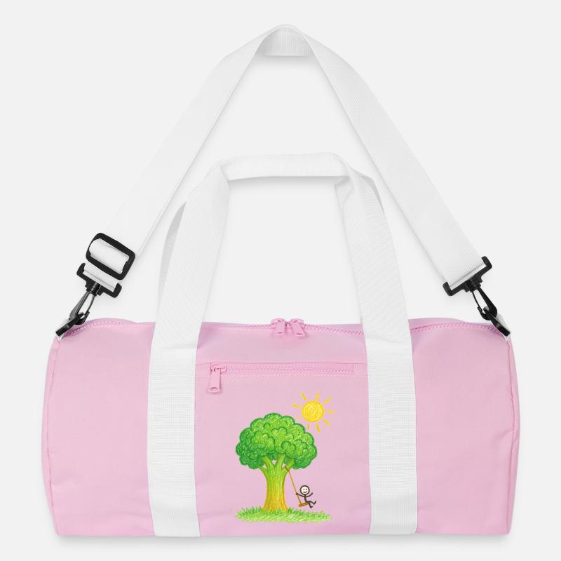 Broccoli Tree Swingin’ Days Recycled Duffel Bag