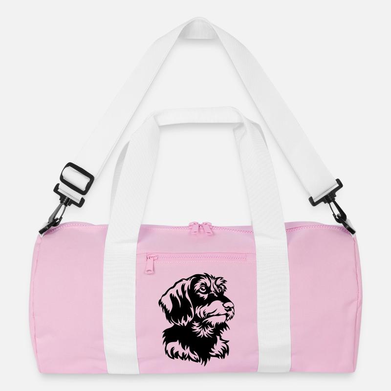 Dackel Kopf Recycelte Duffel Bag