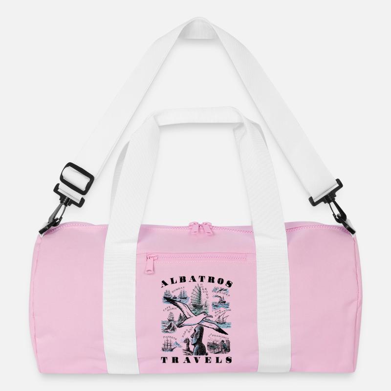 Albatros Reisen - Recycelte Duffel Bag - Rosa/Weiß