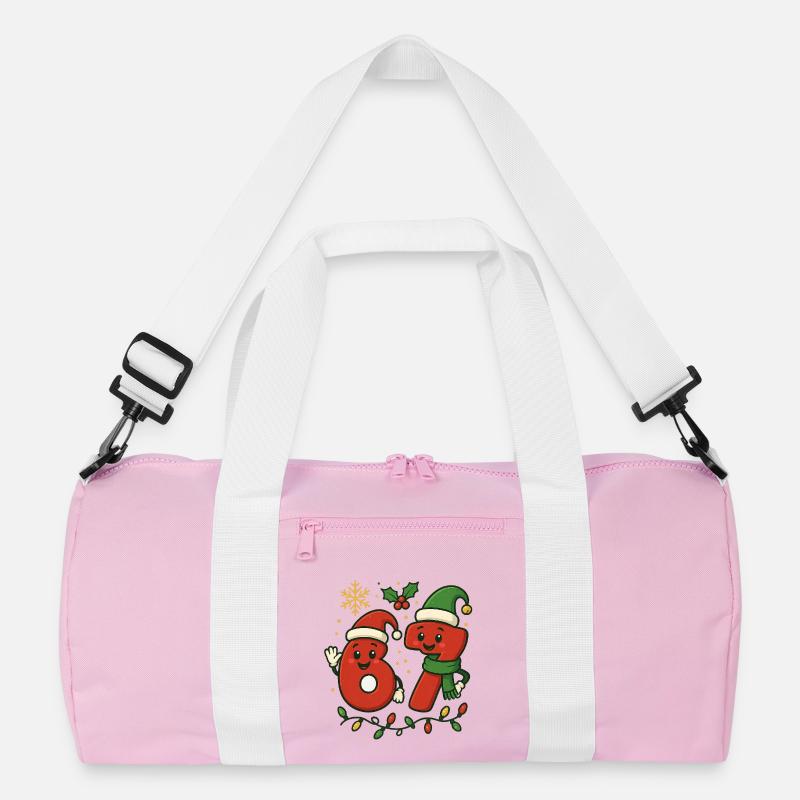 Fröhlicher Brainrot Recycelte Duffel Bag
