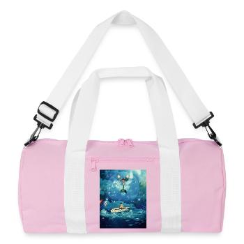 Magic Ocean - Recycled Duffel Bag - pink/white - Front