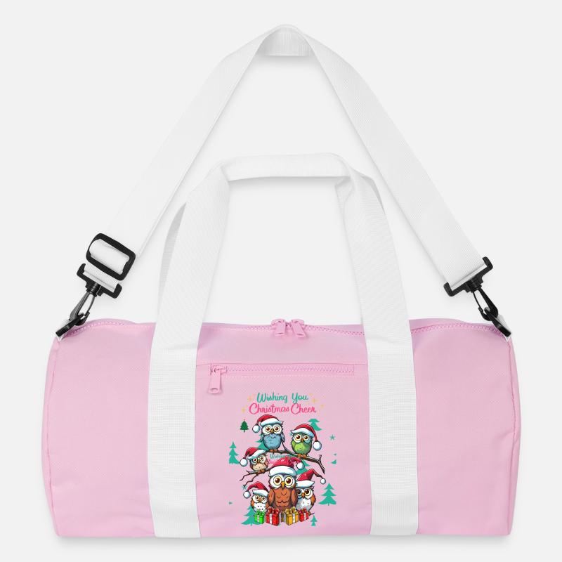 Festliche Eule Weihnachtsstimmung Design Recycelte Duffel Bag