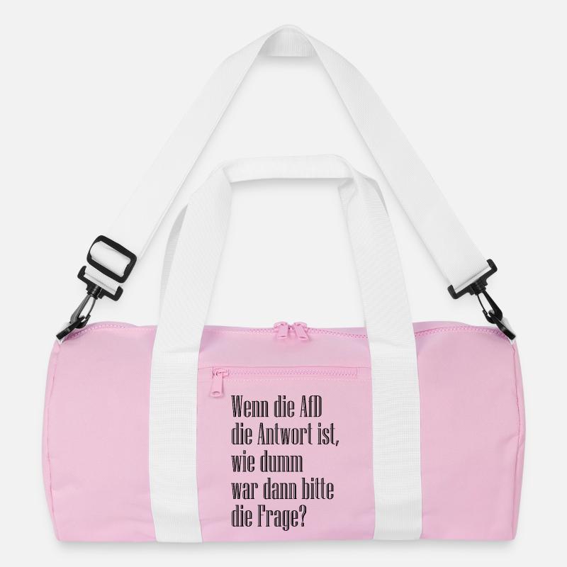 Question Recycled Duffel Bag