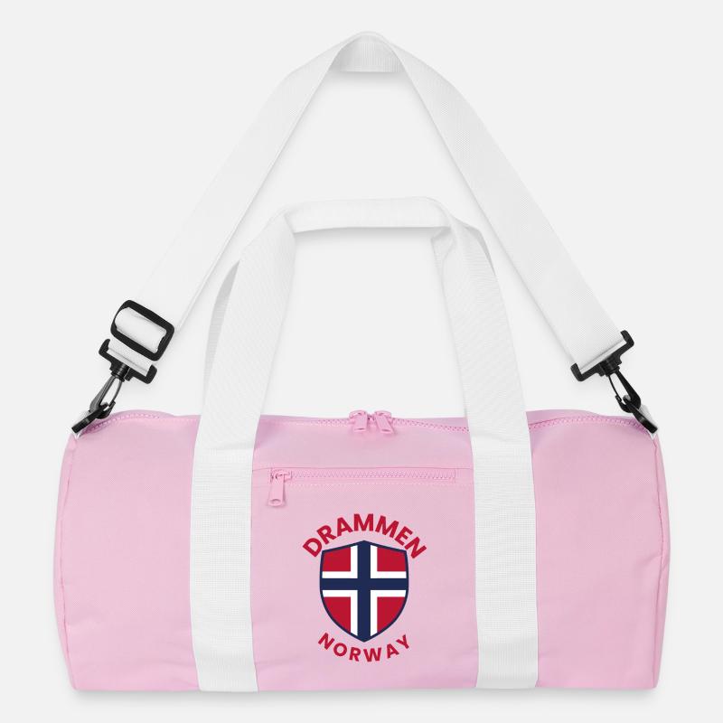 Drammen Norway Shield Emblem Recycled Duffel Bag