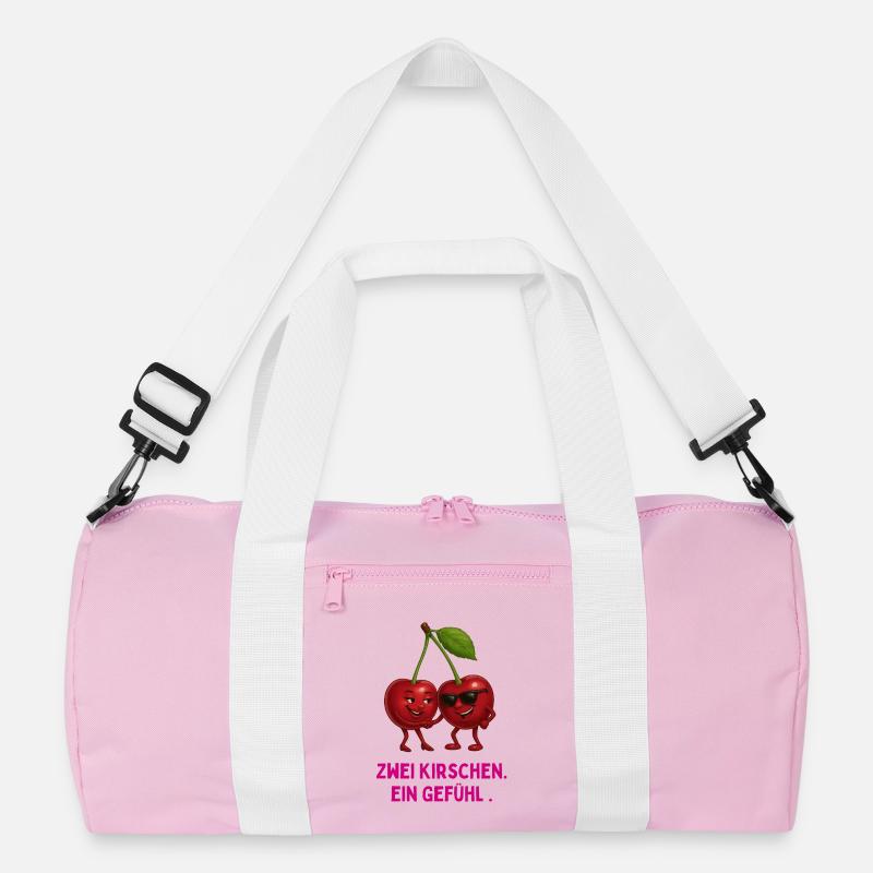 Zwei Kirschen, Ein Gefühl Recycelte Duffel Bag