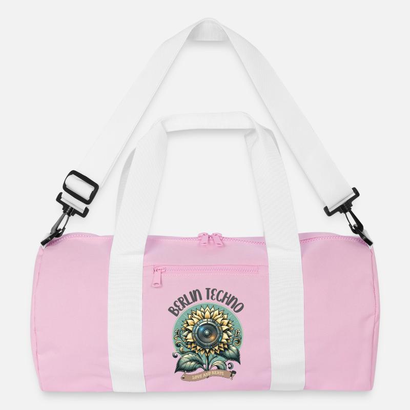Berlin Techno - Love and Beats Recycelte Duffel Bag
