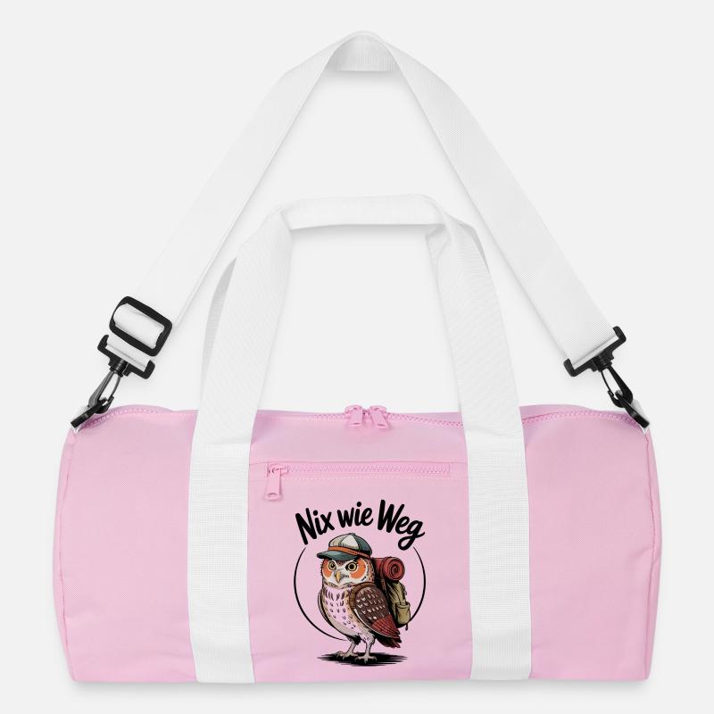 Waldabenteuer Eule mit Rucksack Recycelte Duffel Bag