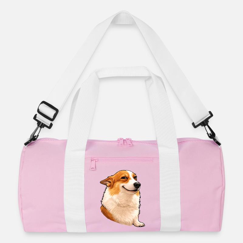 Smug Corgi – Chef Blick mit Attitude Recycelte Duffel Bag