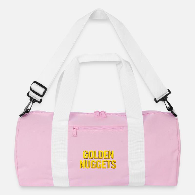 Gold Nuggets 3D-Text Recycelte Duffel Bag