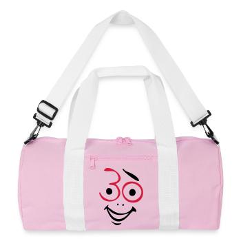 Juhu 30 years! - Recycled Duffel Bag - pink/white - Front