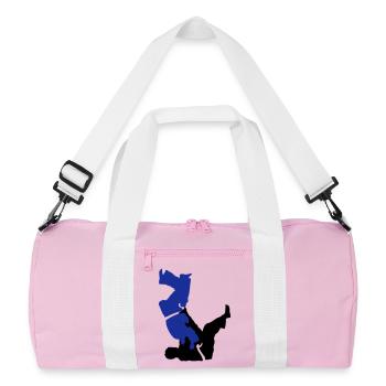 judo - Recycled Duffel Bag - pink/white - Front