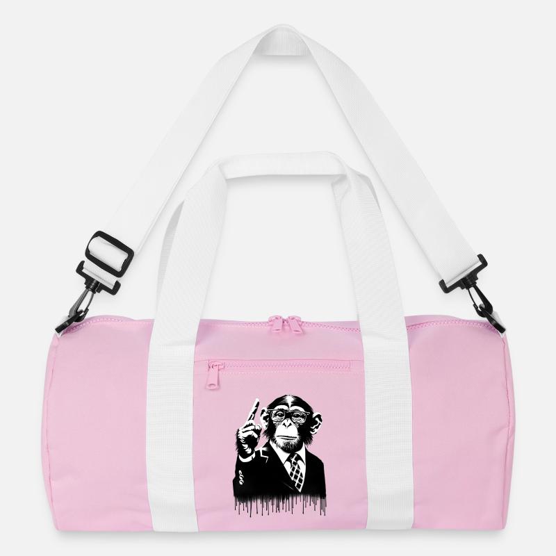 Lehrer. Monkey Life Affenleben Recycelte Duffel Bag