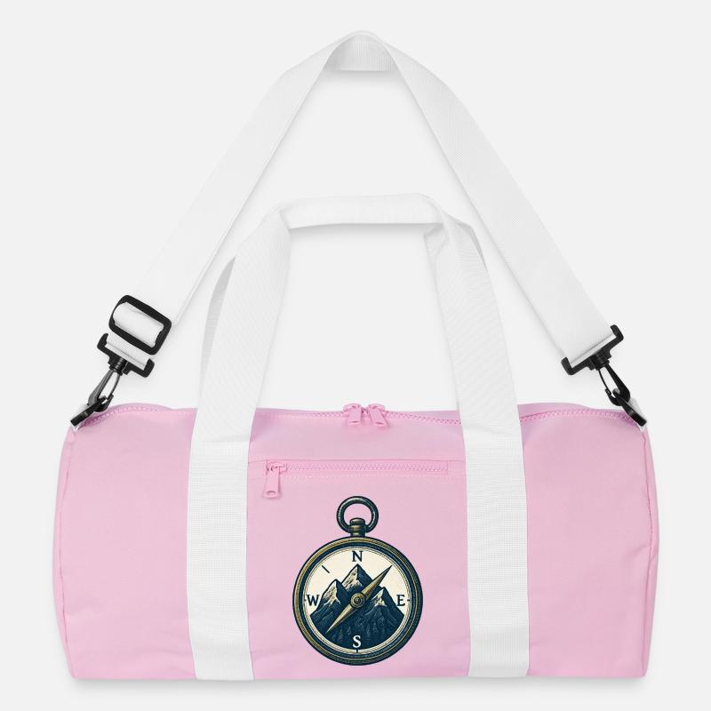 Compass Mountain Trek Azimut Wandergeschenk Recycelte Duffel Bag