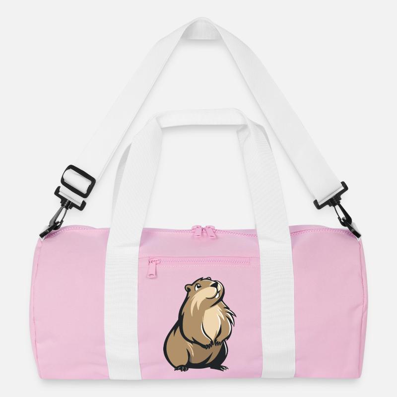 süßes Murmeltier Recycelte Duffel Bag