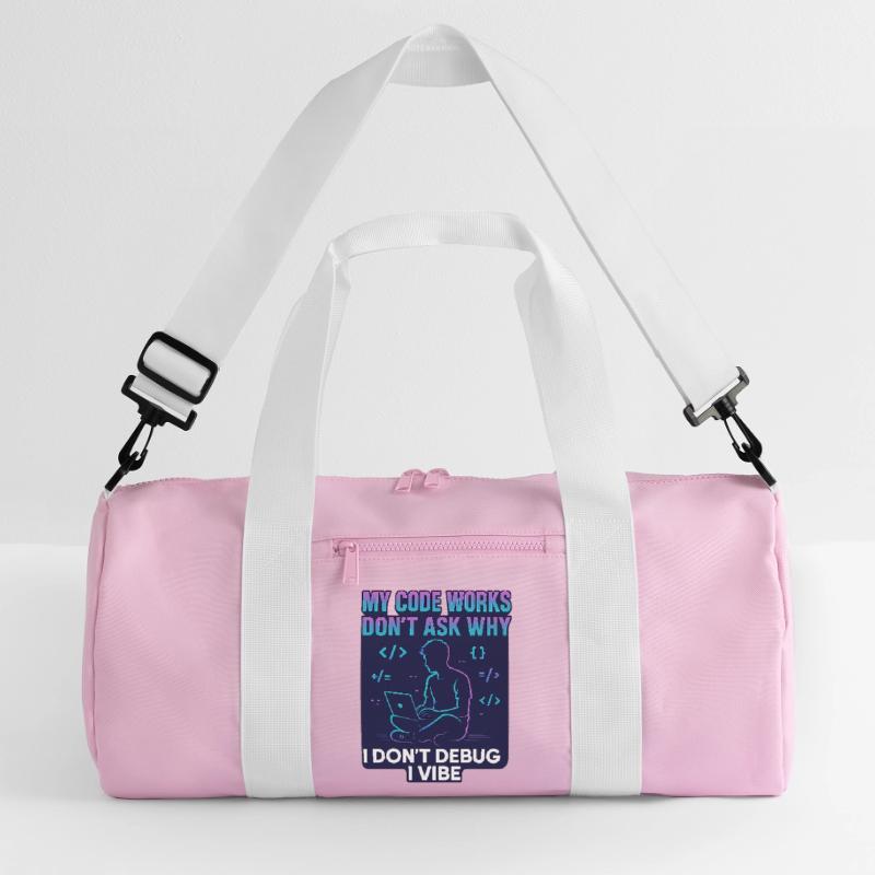 My Code Works Don't Ask Why – Lustiges Programmier Recycelte Duffel Bag