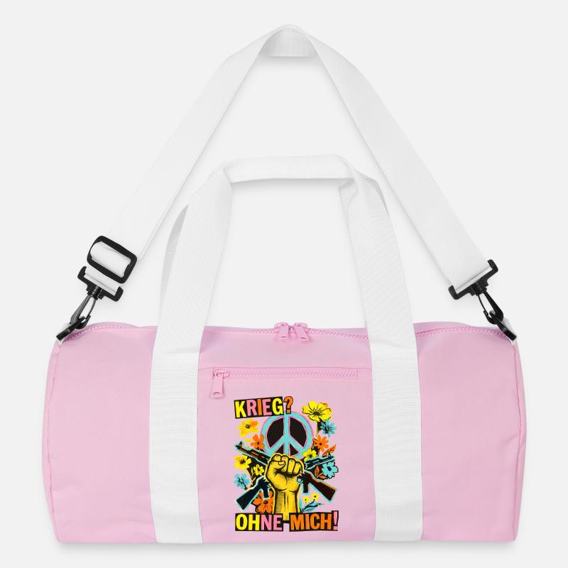 Peace Stop Den_Krieg Recycelte Duffel Bag