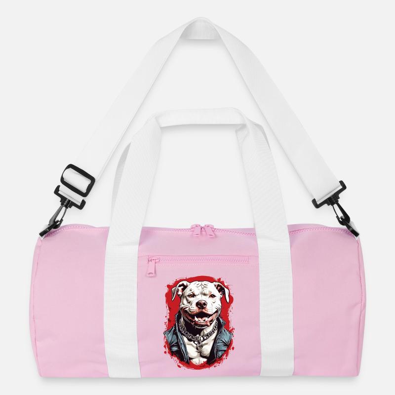 Hunderasse Pitbulls Recycelte Duffel Bag