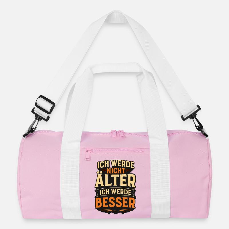 Ich werde nicht alt ich werde besser Recycelte Duffel Bag