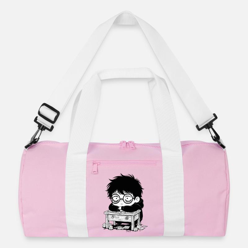 Student Burnout Office Blank Stare Recycled Duffel Bag