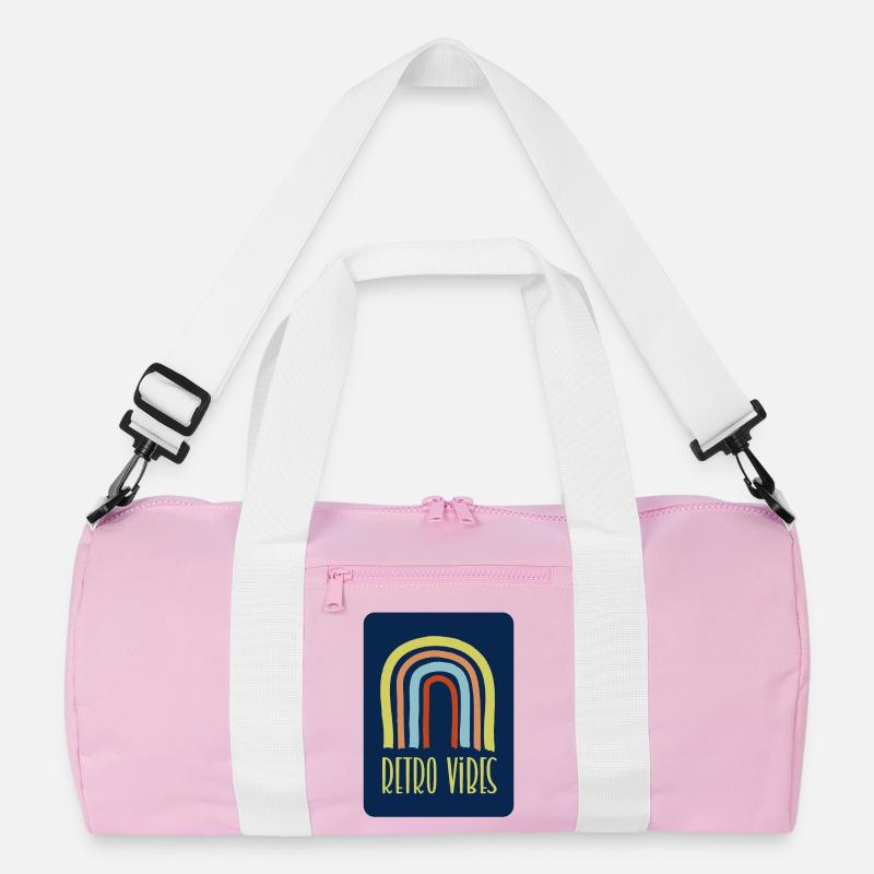 Retro-Vibes Recycelte Duffel Bag