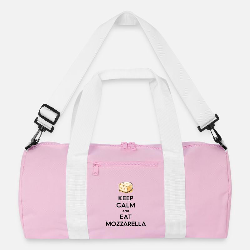 Keep Calm and Eat Mozzarella Recycelte Duffel Bag