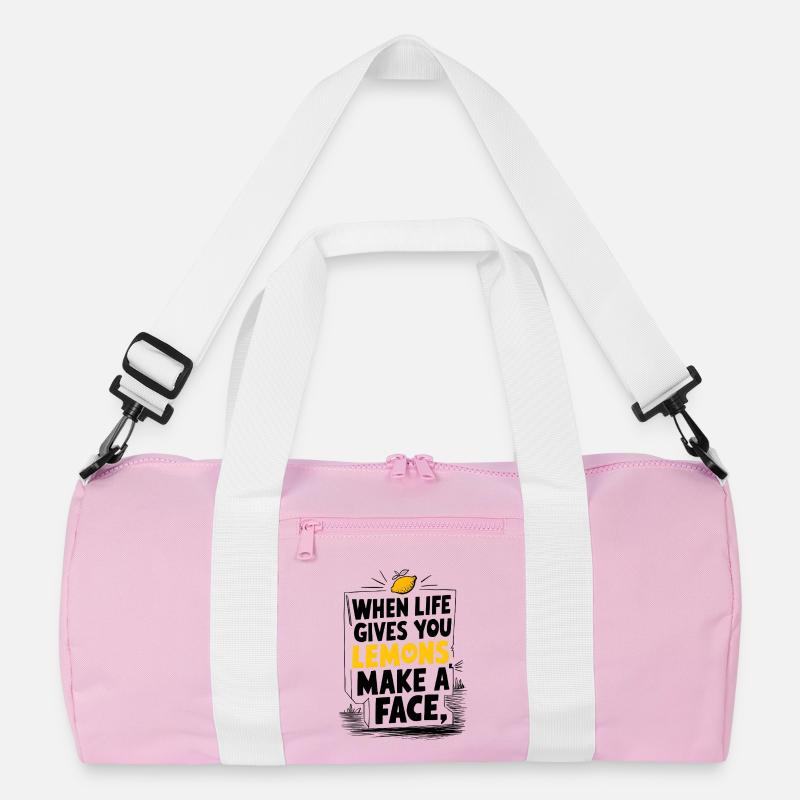 Make a Face Recycelte Duffel Bag