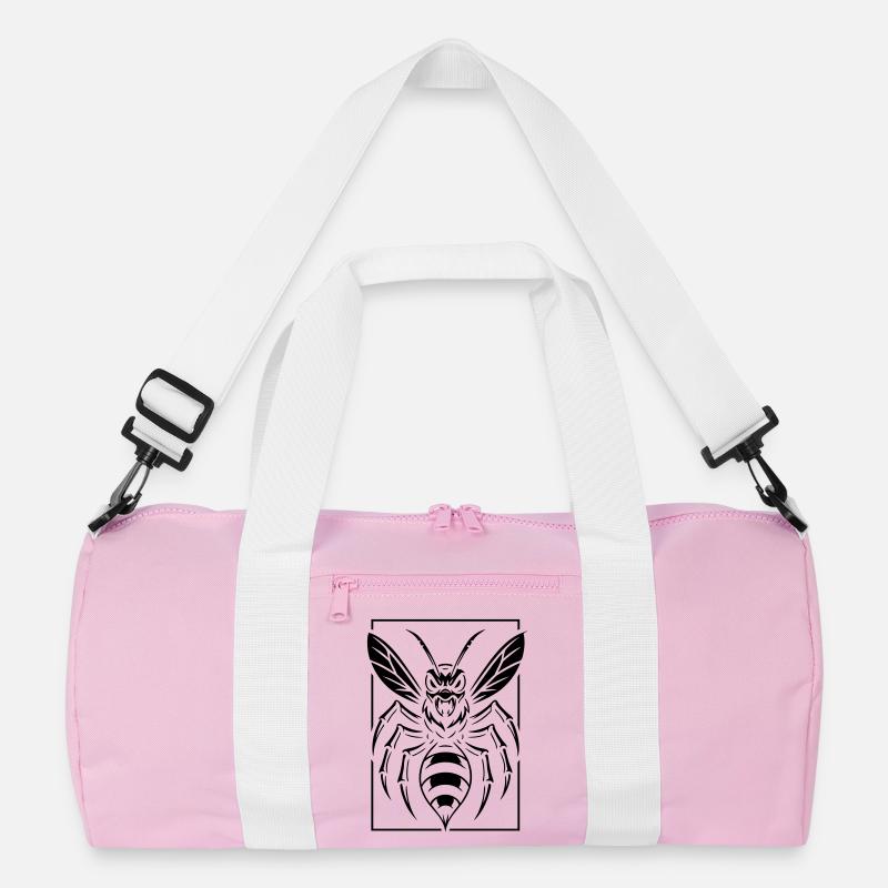 Stilisierte Wespe Recycelte Duffel Bag