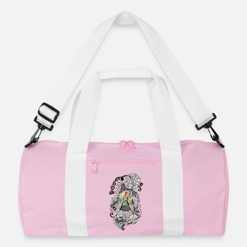 Koi Color Cycle Pattern Recycled Duffel Bag