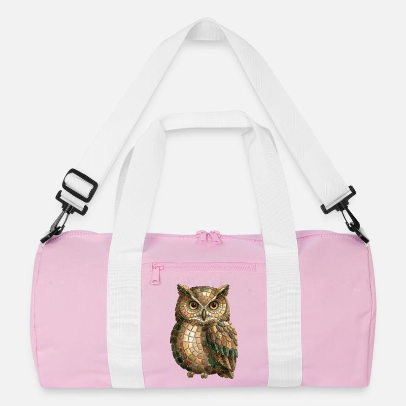 Eule Mosaik - Weise Eulenfan Geschenkidee Recycelte Duffel Bag
