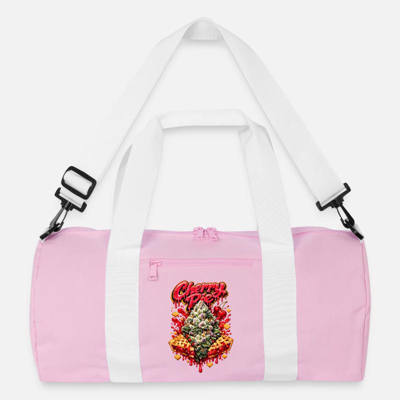 Cherry Pie Graffiti Print Recycled Duffel Bag