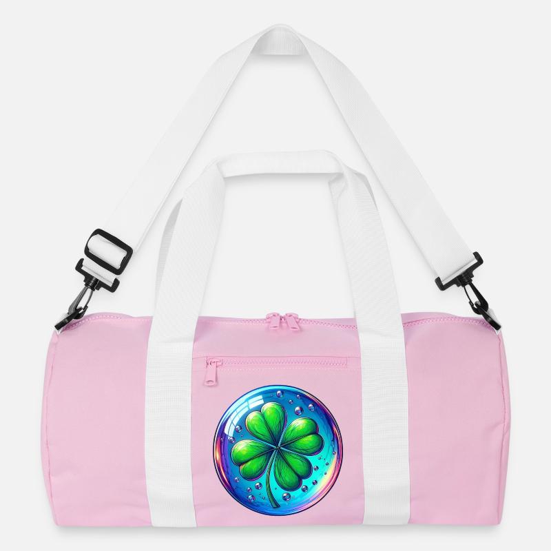 Vierblättriges Kleeblatt Recycelte Duffel Bag