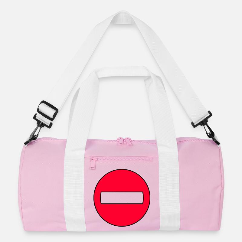 No Passage Icon Red Recycled Duffel Bag
