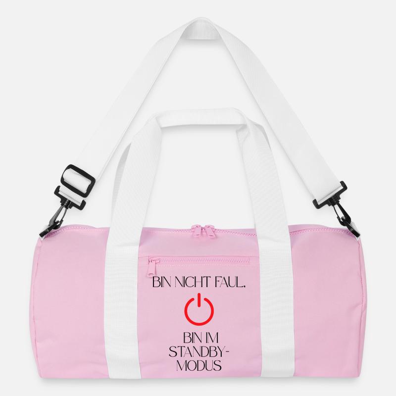 Not lazy standby mode power button Recycled Duffel Bag