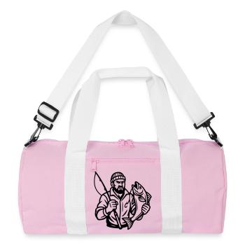 Angler - Recycled Duffel Bag - pink/white - Front