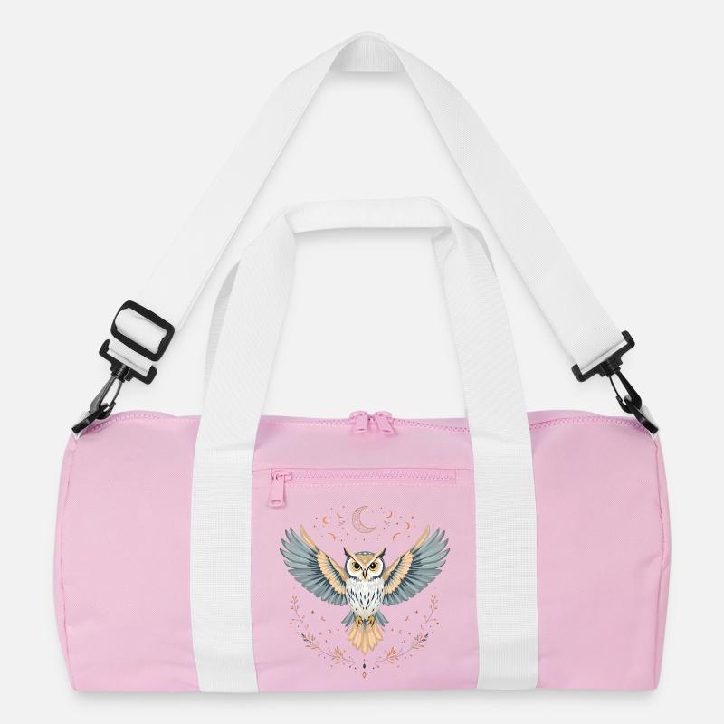 Boho Eule Recycelte Duffel Bag