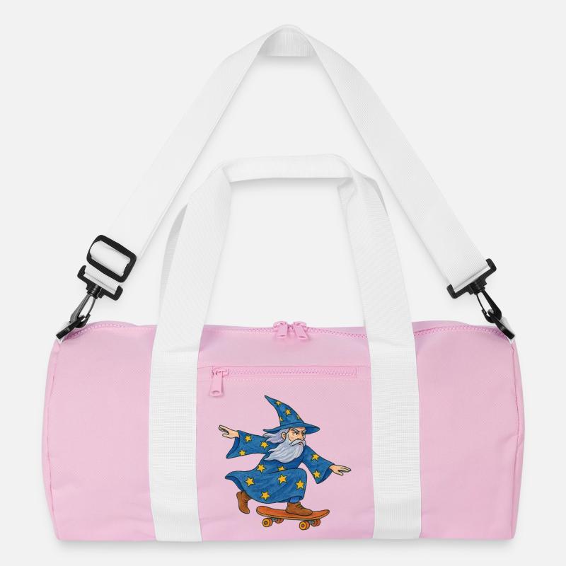 Starry Wizard Skateboard Recycelte Duffel Bag