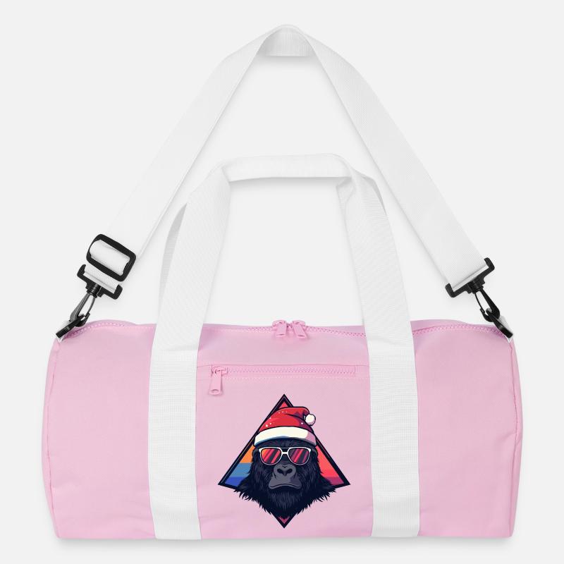 Gorilla Santa Neon Triangle Recycelte Duffel Bag