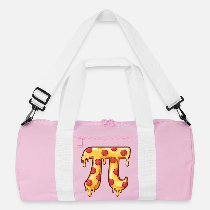 Pizza Pi Funny Food Nerd Math Pun Lover Recycled Duffel Bag
