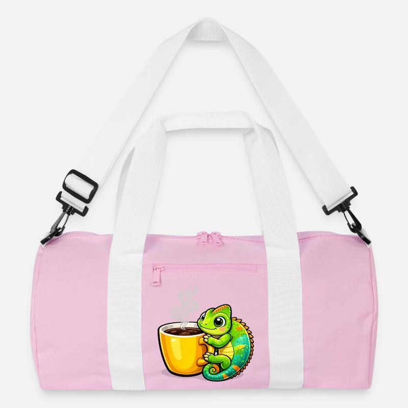 Coffee Dragon Cuddle Recycled Duffel Bag