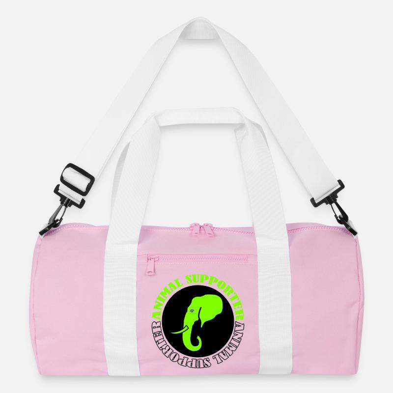  Elefant Tierunterstützer Recycelte Duffel Bag