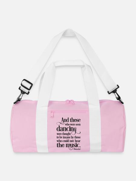 tanzen - Recycelte Duffle Bag - Rosa/Weiß